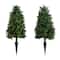 2.5ft. UV Resistant Boxwood Plant Set with Integrated Ground Stake